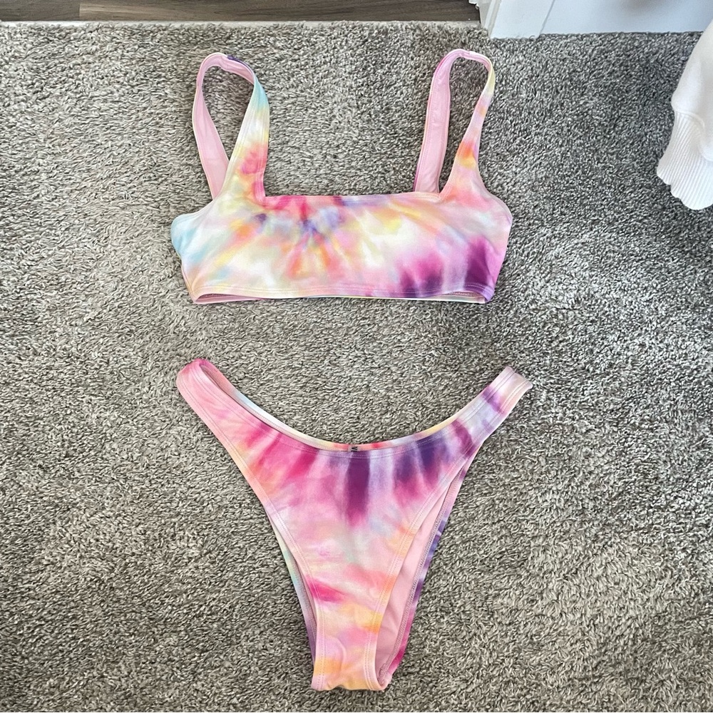 Tie dye bikini